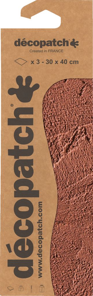 Décopatch 6x Blisterpackung 3 Bogen Papier 30x40cm gleichen Design Nr. 854 C854C