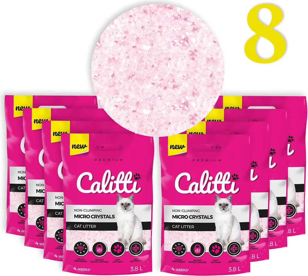 Litière pour Chat Anti-Odeur | Sable Microsilicate Calitti 30L