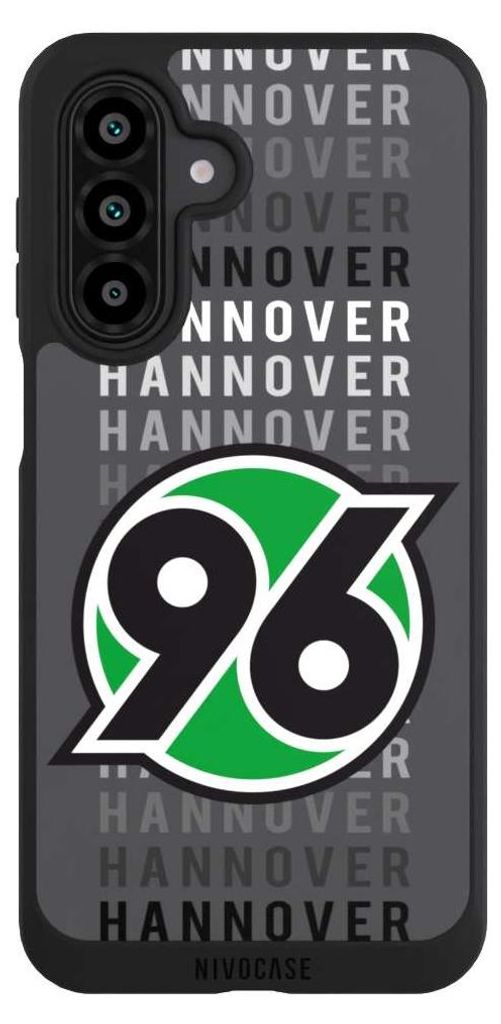 NIVOCASE Handyhülle für Samsung Galaxy A17 5G Hülle NIVOpure Case Schwarz H96 Hannover 96 Offizielles Lizenzprodukt