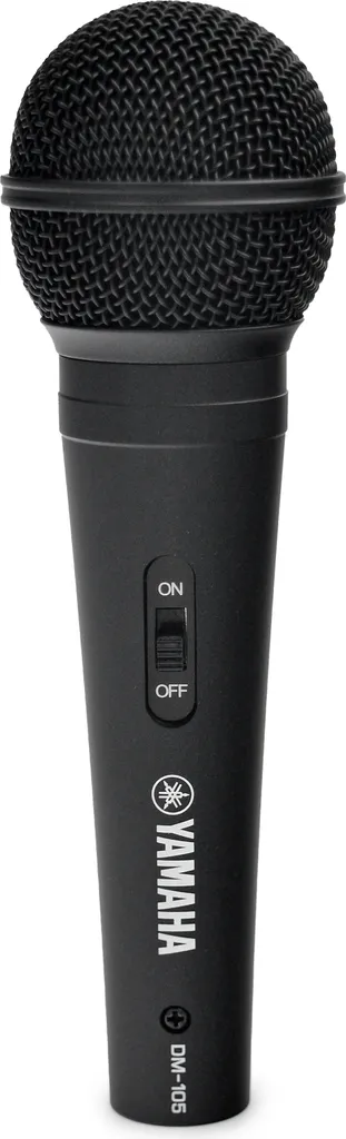 Yamaha DM-105 Noir Microphone Dynamique Cardioïde pour Chant et Karaoké