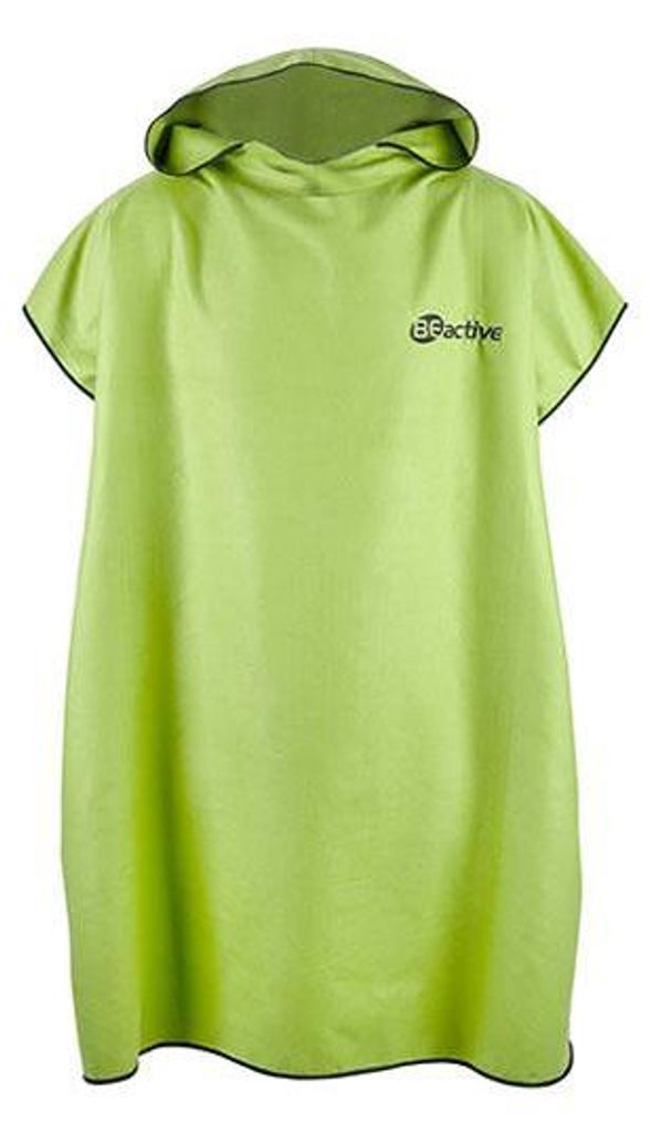 Beco Beactive Strandponcho | Limoengroen/zwart Productafbeelding 