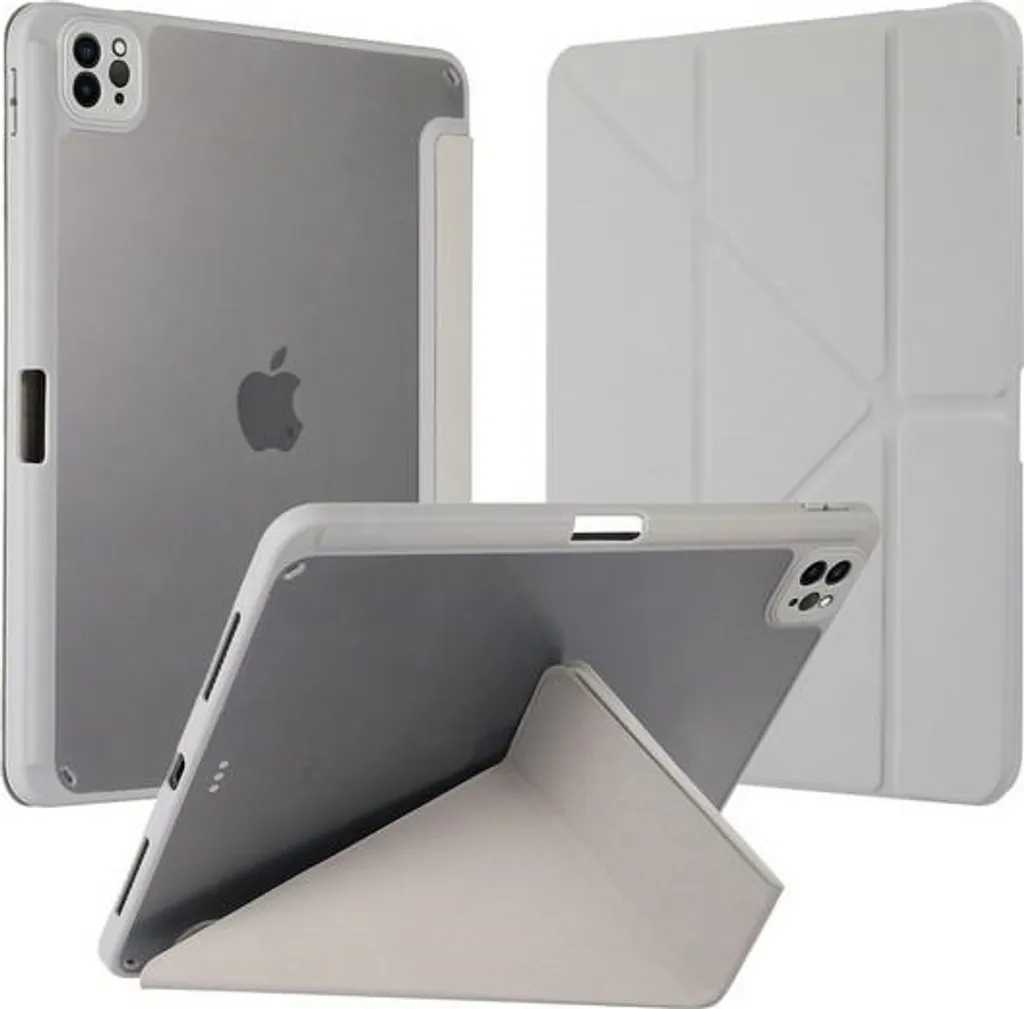Custodia Smart Stand iPad Air 11 2024 Bianco - Protezione Slim Magnetica - 2