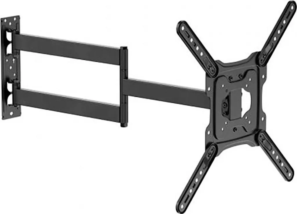 Support Écran Ajustable 35kg avec Pivot et Inclinaison 23-65" AISENS