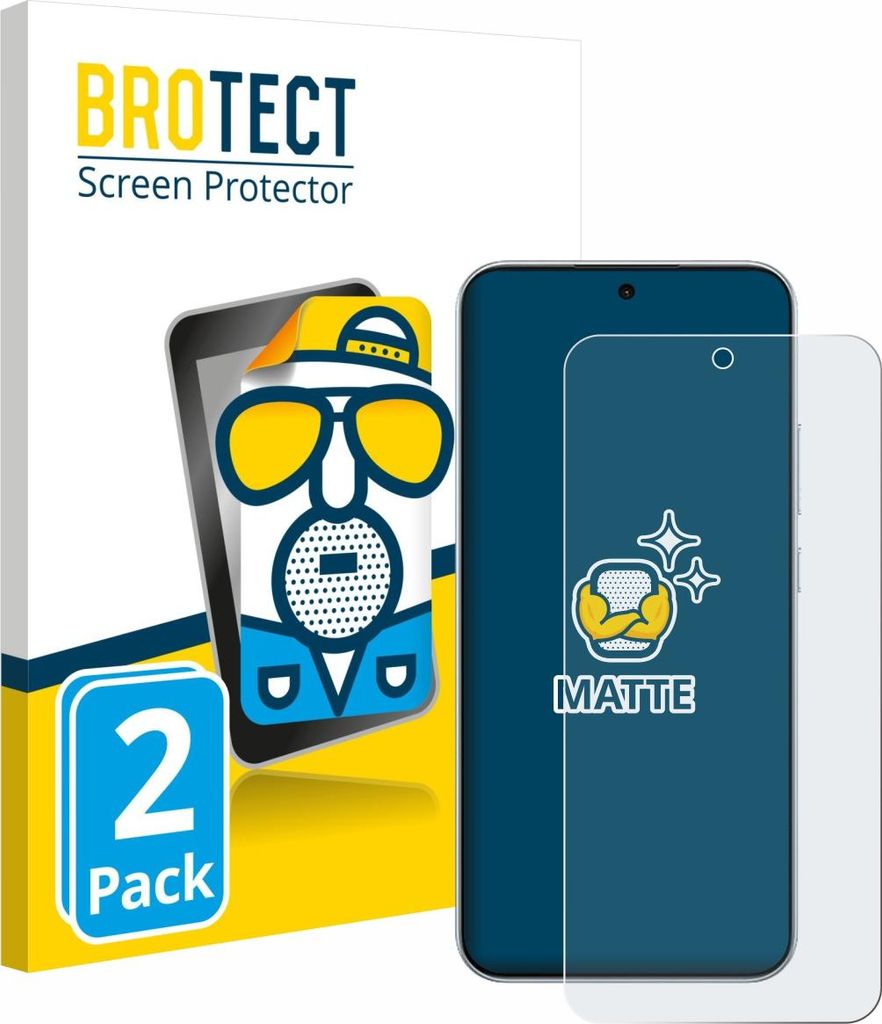 2x BROTECT Schutzfolie für Oppo F31 Displayschutz Displayschutzfolie Folie Matt Entspiegelungsfolie