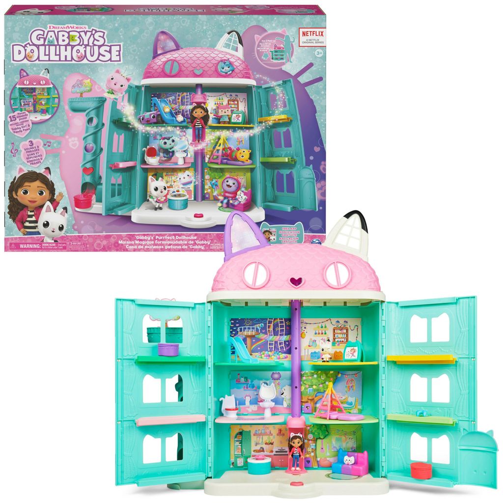 Gabby''s Dollhouse Gabbys Purrfect Puppenhaus, Spielgebäude Produktbild 
