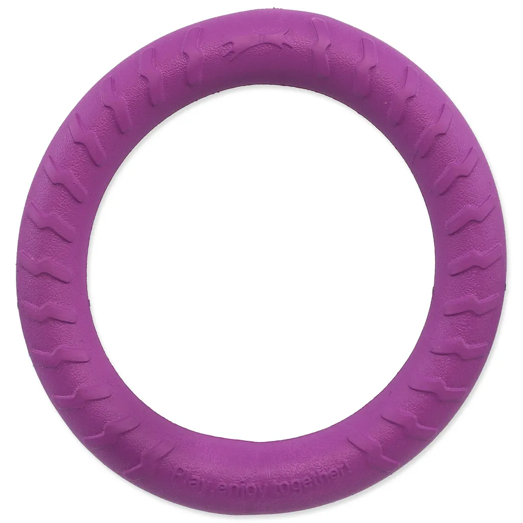 Giocattolo Cane Anello EVA Viola 30cm - Salute Dentale e Articolare