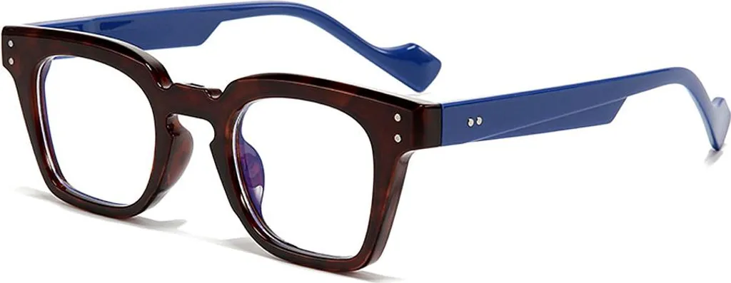 VeyRey Occhiali Quadrati Anti Luce Blu | Montatura Leggera Clear Glasses