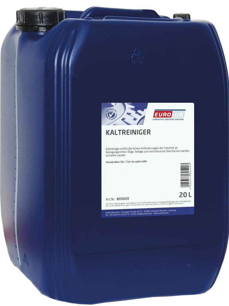 EUROLUB Kaltreiniger 805020 20L Kanister Produktbild 