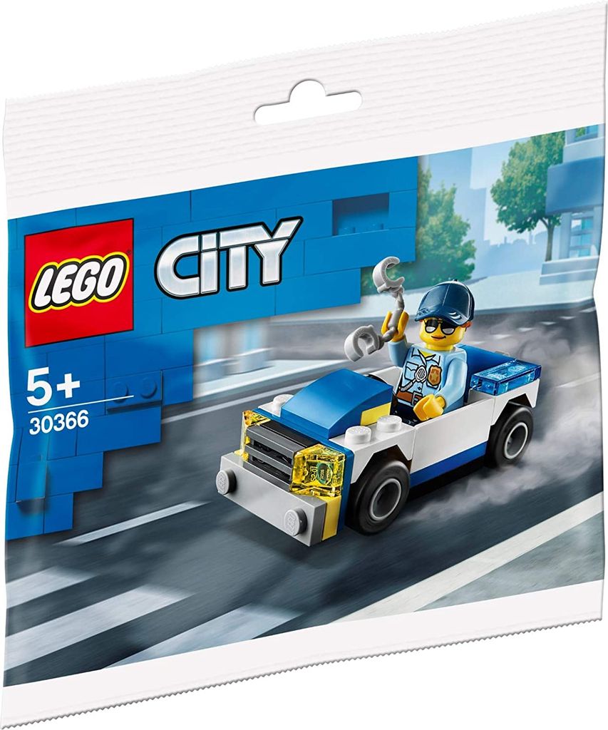 Lego 30366 City Polizei Auto Fahrzeug Flitzer inkl. Mini Figur im Poly Beutel Neu