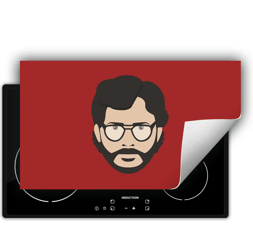 DarHaus Tappetino Coprifornelli Arrotolabile 90x52 Casa di Carta - Top