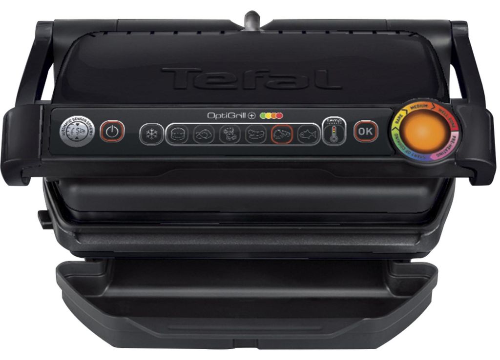 Tefal OptiGrill+ GC712834 Black Edition, Kontaktgrill, Produktbild 
