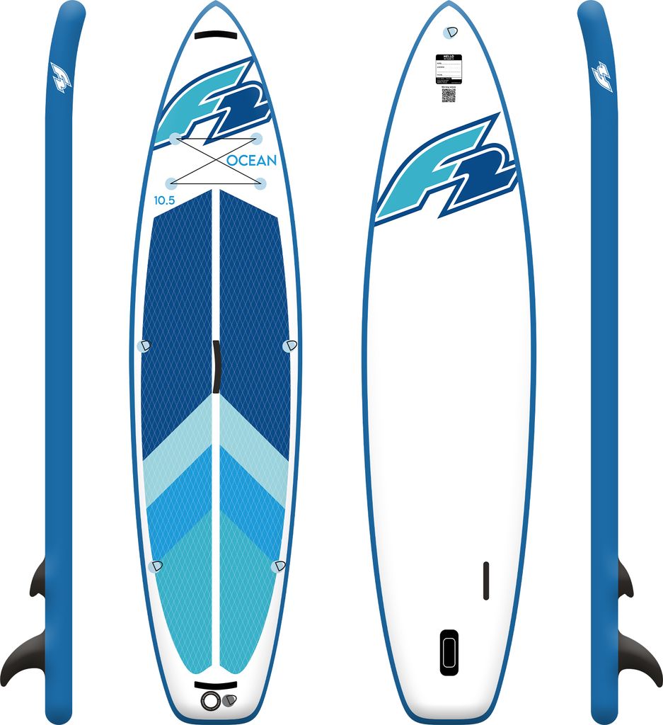F2 Stand up Paddle Board OCEAN LTD SUP Board Only 10,5 Blau 2024/2025