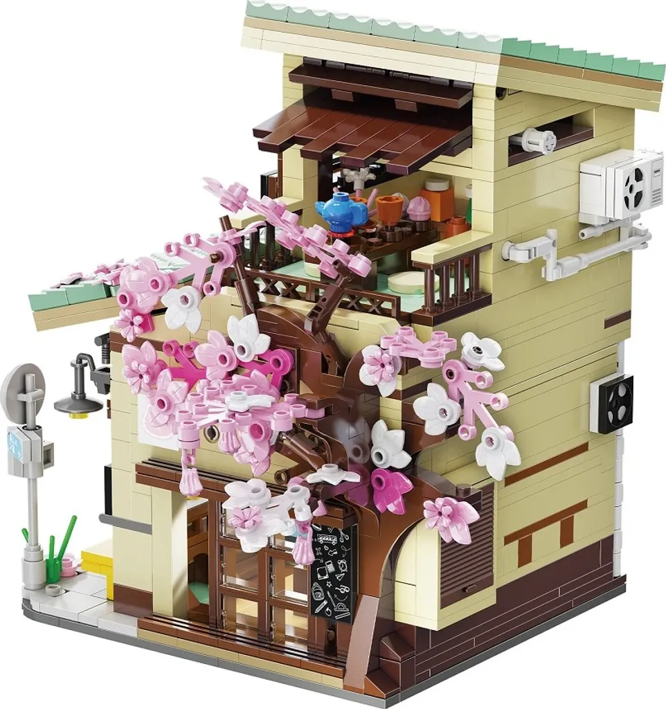 Jeu de Construction Boutique Chat en Briques Miniatures CaDa Blocks