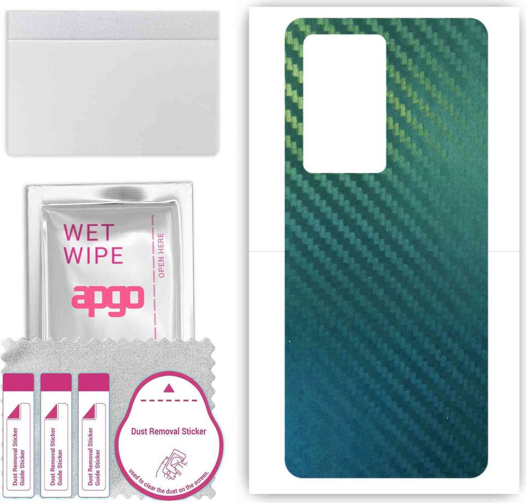 apgo Rückseite Schutzfolie, Skin, kompatibel mit Xiaomi Redmi K60 Pro, Hinten Displayschutzfolie aus Vinylfolie, kratzfest, einfache Montage - Koh...