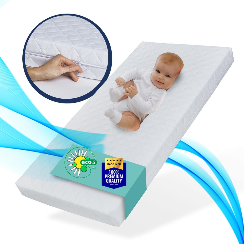 Matelas enfant SMART, Matelas bébé 70x140 cm avec housse Image du produit 
