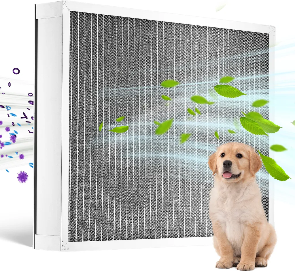 Filtre à air réutilisable 20x25x4 pouces VEVOR en aluminium robuste