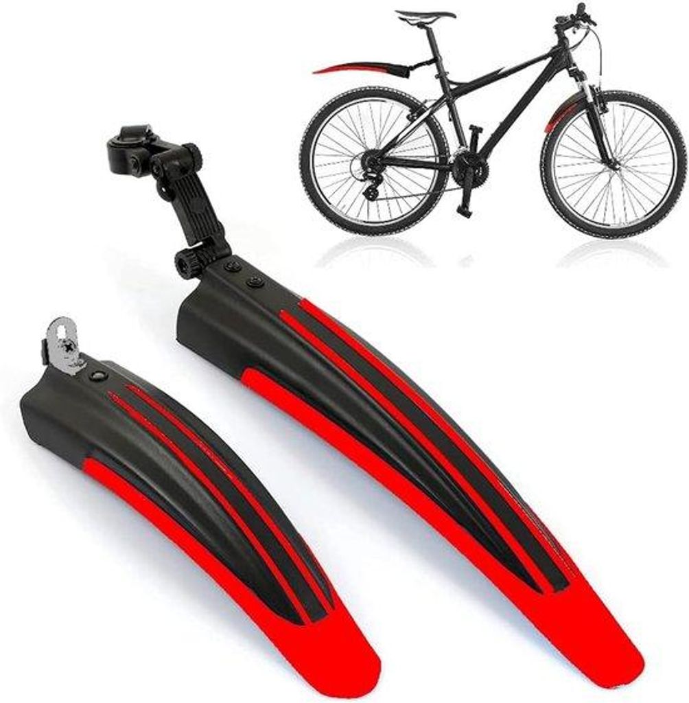 Mountainbike-Schutzhauben für Erwachsene, für Fahrräder mit Durchmessern von 24"-29" (Windabweiser für Vorder- und Hinterrad).