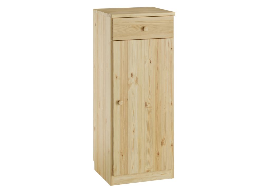 Garderobenschrank Schuhschrank Flurkommode Badmöbel 100x37x40 Kiefer Massivholz V-90.51-04