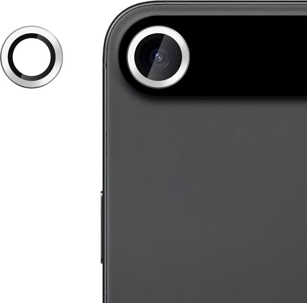 9H Kamera Schutzglas für Apple iPhone 17 Air Ultra Dünn Anti-Fingerprint Silber