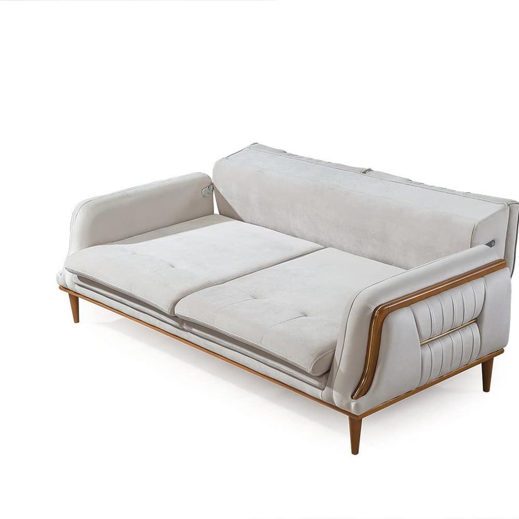 Moderne Weiße Luxus Sofagarnitur 3+3+1 Sitzer Designer Couchen Sessel