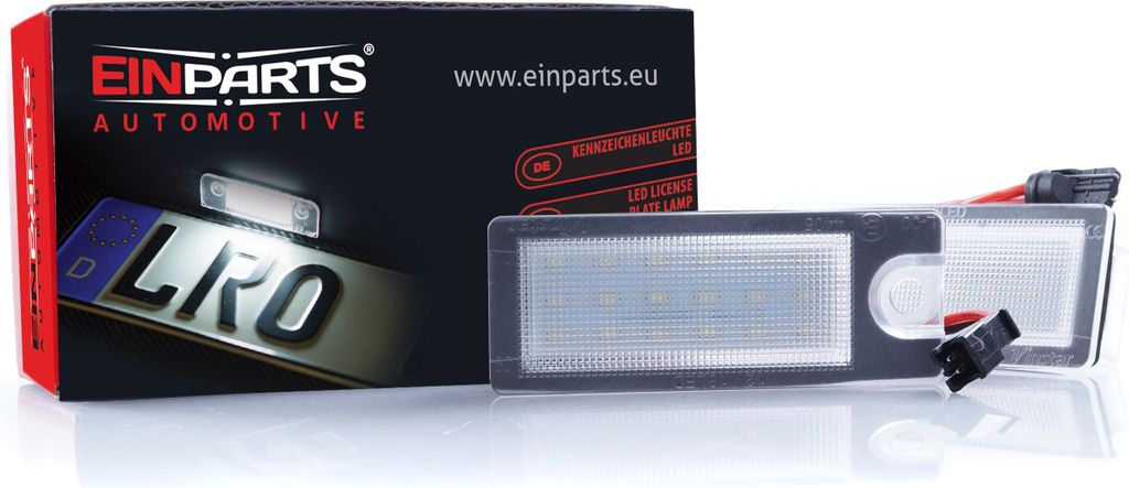 EINPARTS Kennzeichenbeleuchtung EP81 für VOLVO V70 II (285) XC90 I (275) 76mm
