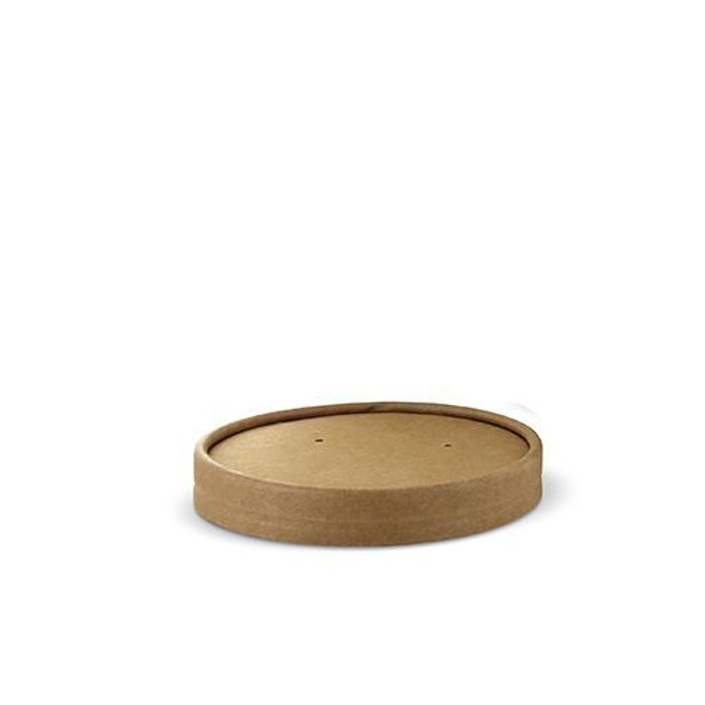 Papstar Deckel für Suppenbecher To Go, Pappe "pure", Ø 9,8 Produktbild 