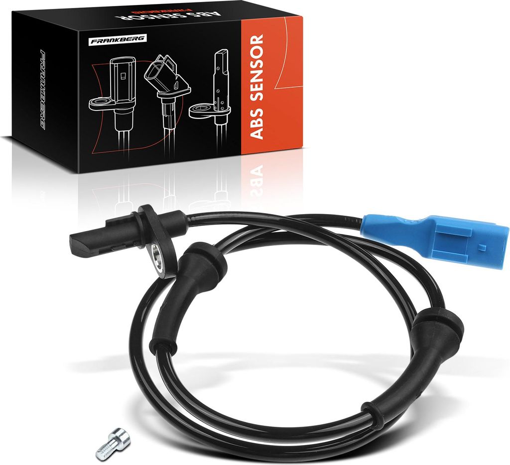 Frankberg 1x ABS Sensor Hinterachse beidseitig für Citroën C3 Picasso C-Elysee Peugeot 207 CC SW 208 I 301 2008-2013