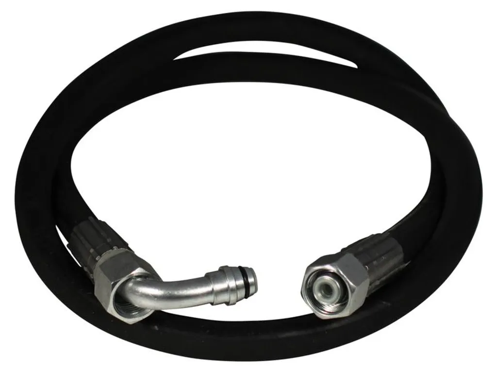 Tuyau hydraulique 3/8 flexible de 2500 mm raccord M18x1,5 coudé 90°