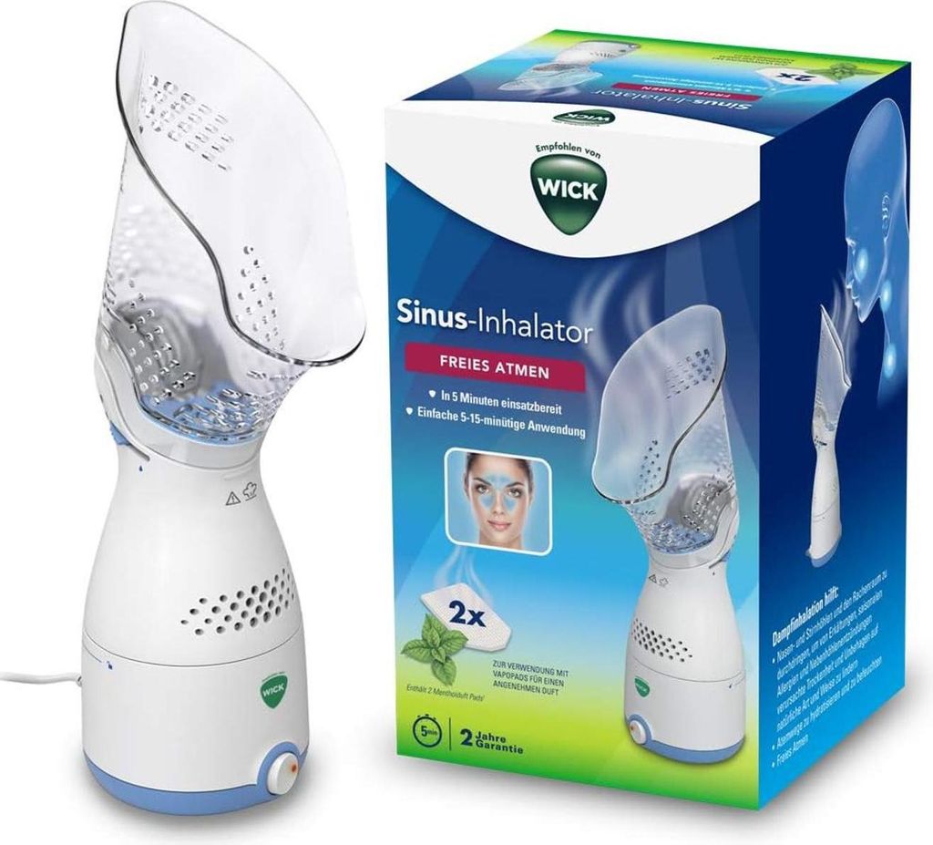 Wick Sinus-Inhalator – Einstellbare Dampfregulierung – Produktbild 