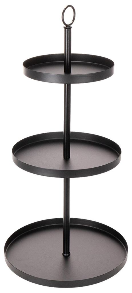 Etagere Metall Dreistufig Für Tischdekoration und Produktbild 