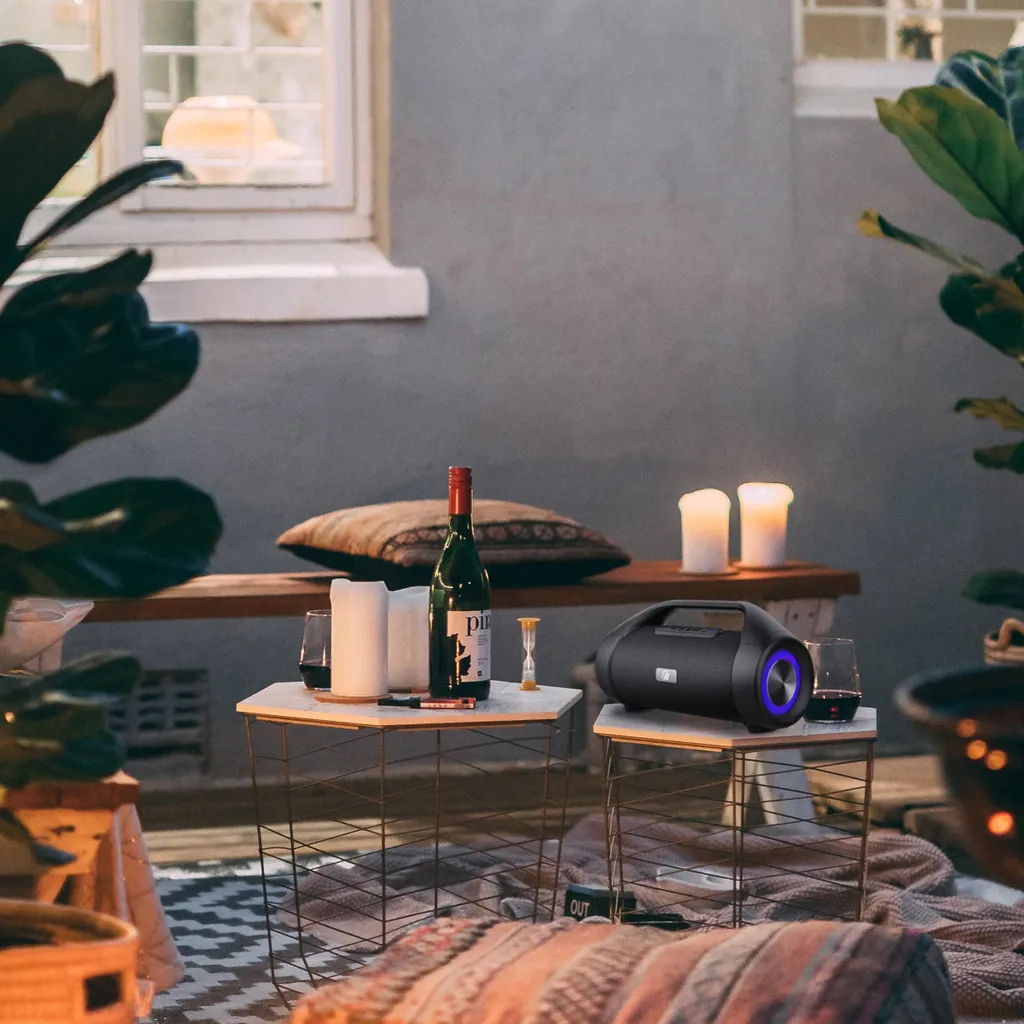 Haut-parleur Bluetooth portable Caliber avec lumières LED intégrées - 3