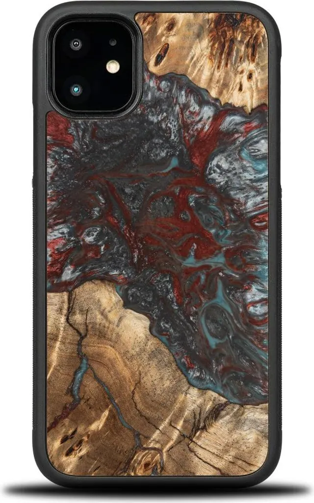 Cover Bewood iPhone 11 Plutone: Eleganza Unica in Legno e Resina