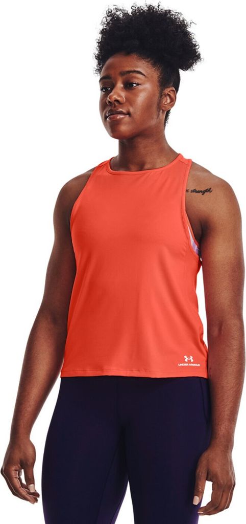 Under Armour Rush Energy Tank 824 Electric Tangerine Xs