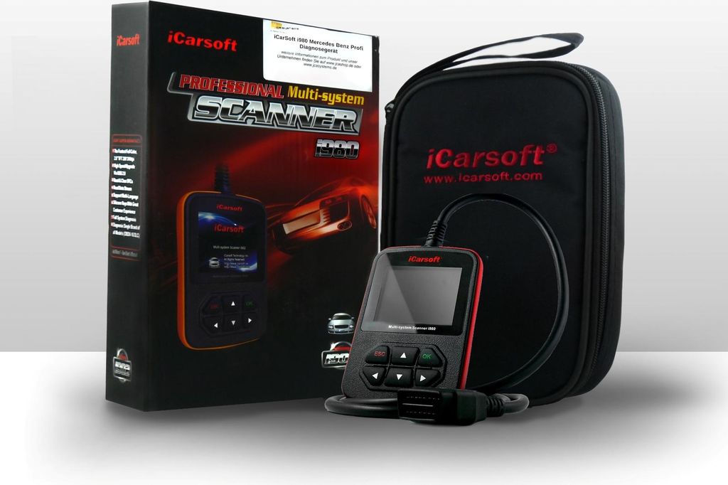 iCarsoft i980 Głęboka diagnostyka OBD Silnik Skrzynia Zdjęcie produktu 