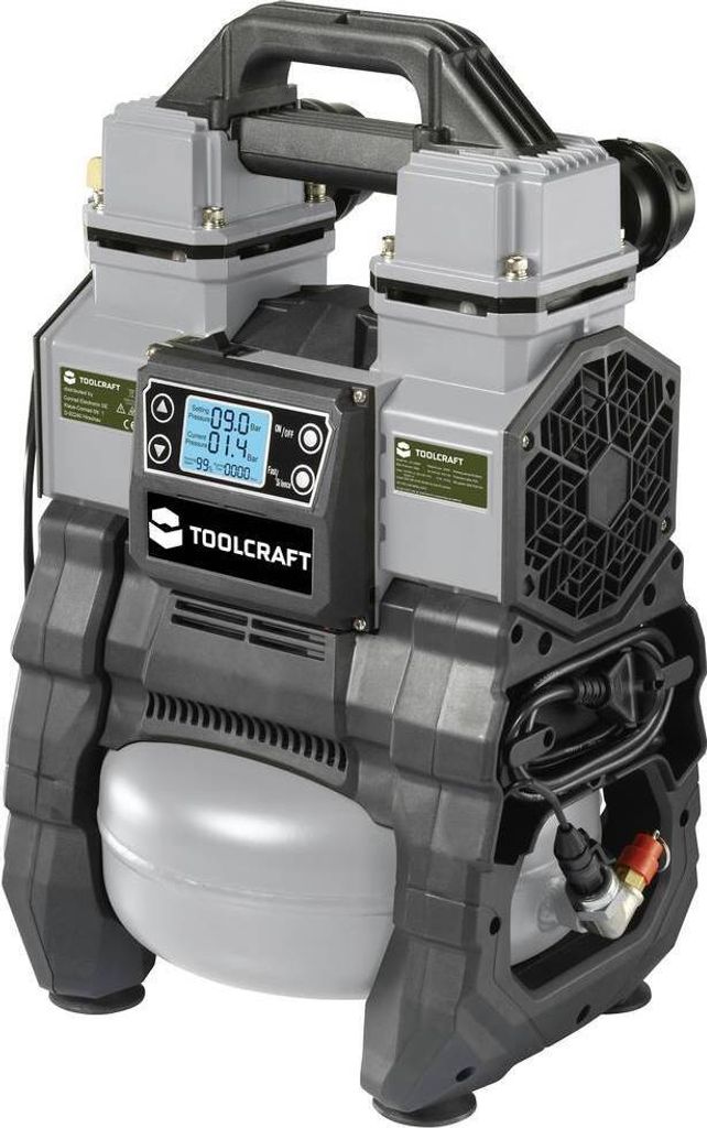 TOOLCRAFT TO-7858587 Compresseur d'air 18 VDC/230 VAC 9 bar Image du produit 