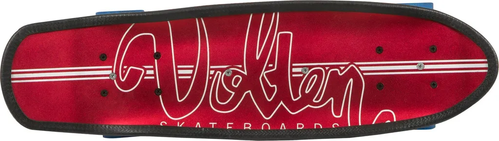 Planche de Skate Cruiser Volten Vanguard Rouge - Mini Skateboard de Ville