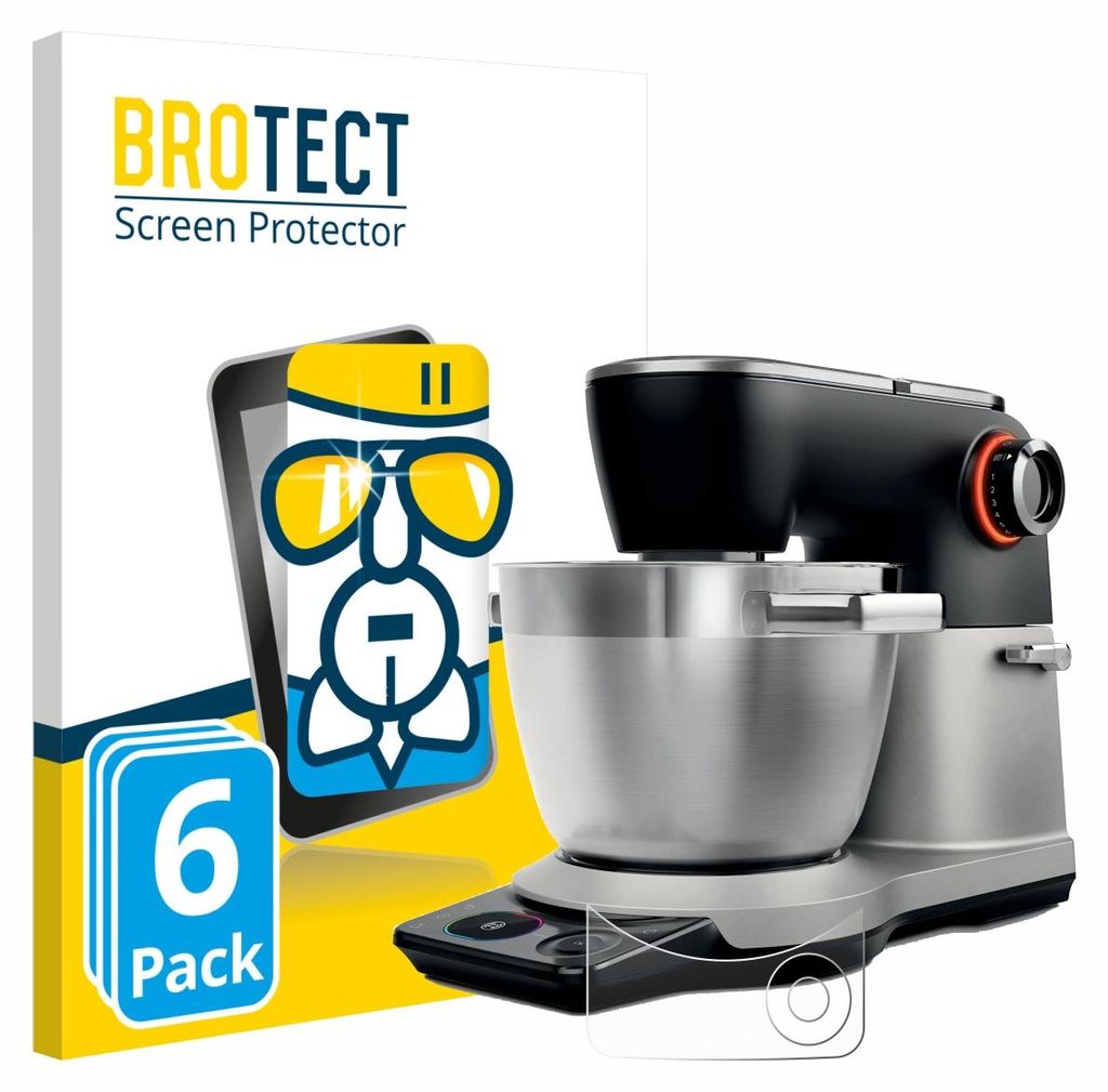 6x BROTECT Schutzglas für Bosch MUMS8Z Schutzfolie Panzer Folie Glas Display Schutz klar