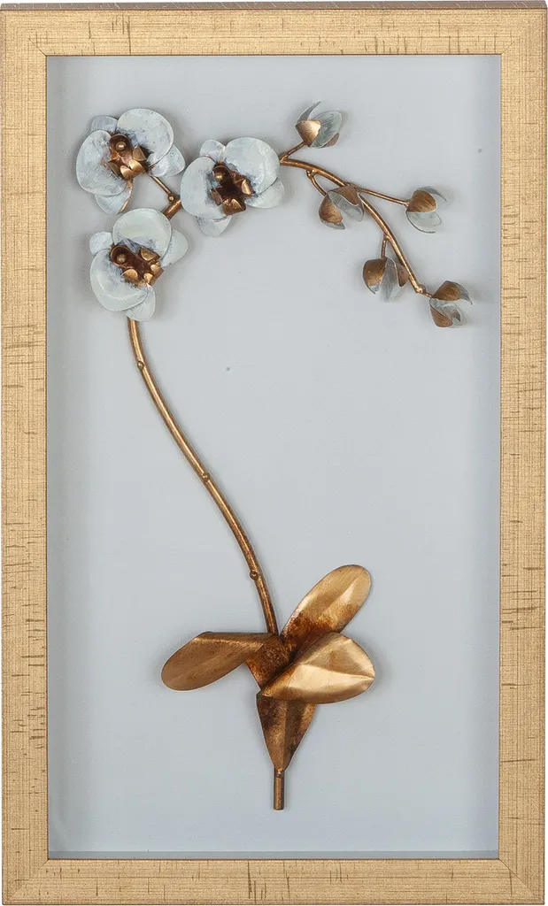 Tableaux Abstraits Gilde pour Déco Salon Moderne - Set de 2 Fleurs - 3
