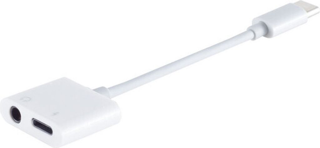 USB Typ C-Stecker / 3,5 Klinken- + USB C Buchse