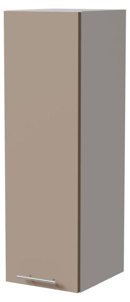 XL Küchenhängeschrank BRERRA 20x96cm 1-türig lackiert Farbe wählbar BR-W4/20 RAL 1016 graubeige Matt weiß