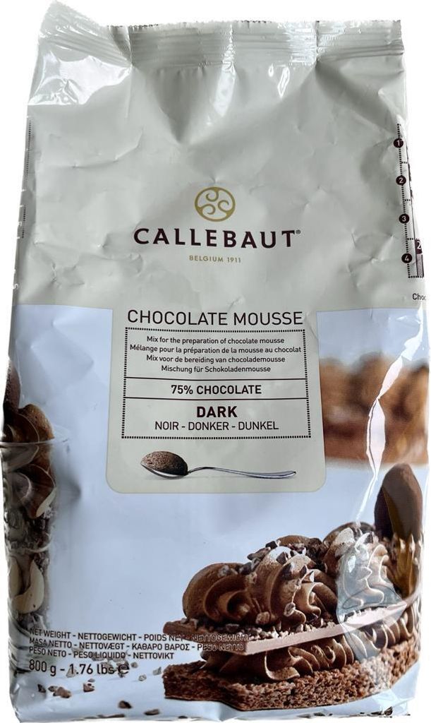 Callebaut Dark Chocolate Mousse - 75% Chocolate ab 800g