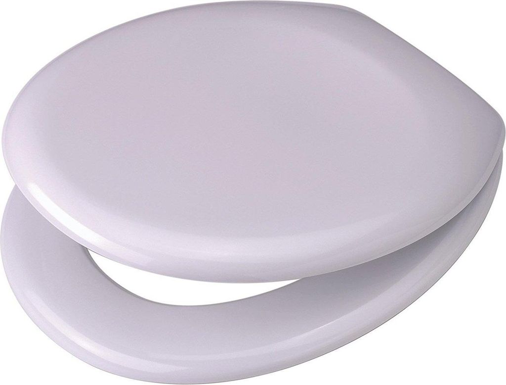 PAGETTE WC-Sitz Rondo mit Edst.-Bef., Duroplast, weiß Produktbild 