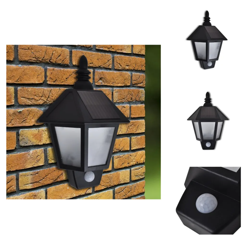 Projecteur solaire pour garage et allée avec détection de mouvement LED