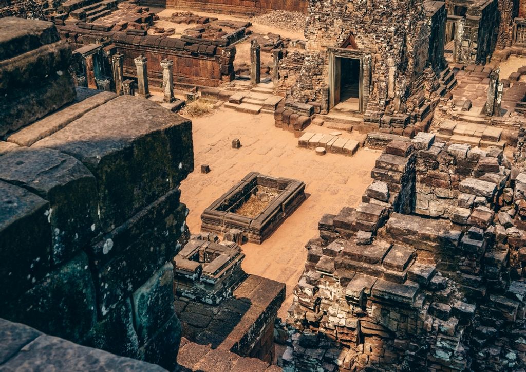 hansepuzzle 57739 - Ruinen Puzzle, 260 Teile, Hintergründe, 41,0 x 28,0cm mit hochwertiger Aufbewahrung, Kartonbox und wiederverschließbarem Beutel