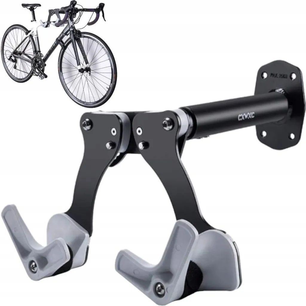 Rangement Vélo Mural Gain de Place - Support Réglable pour Garage et Appart