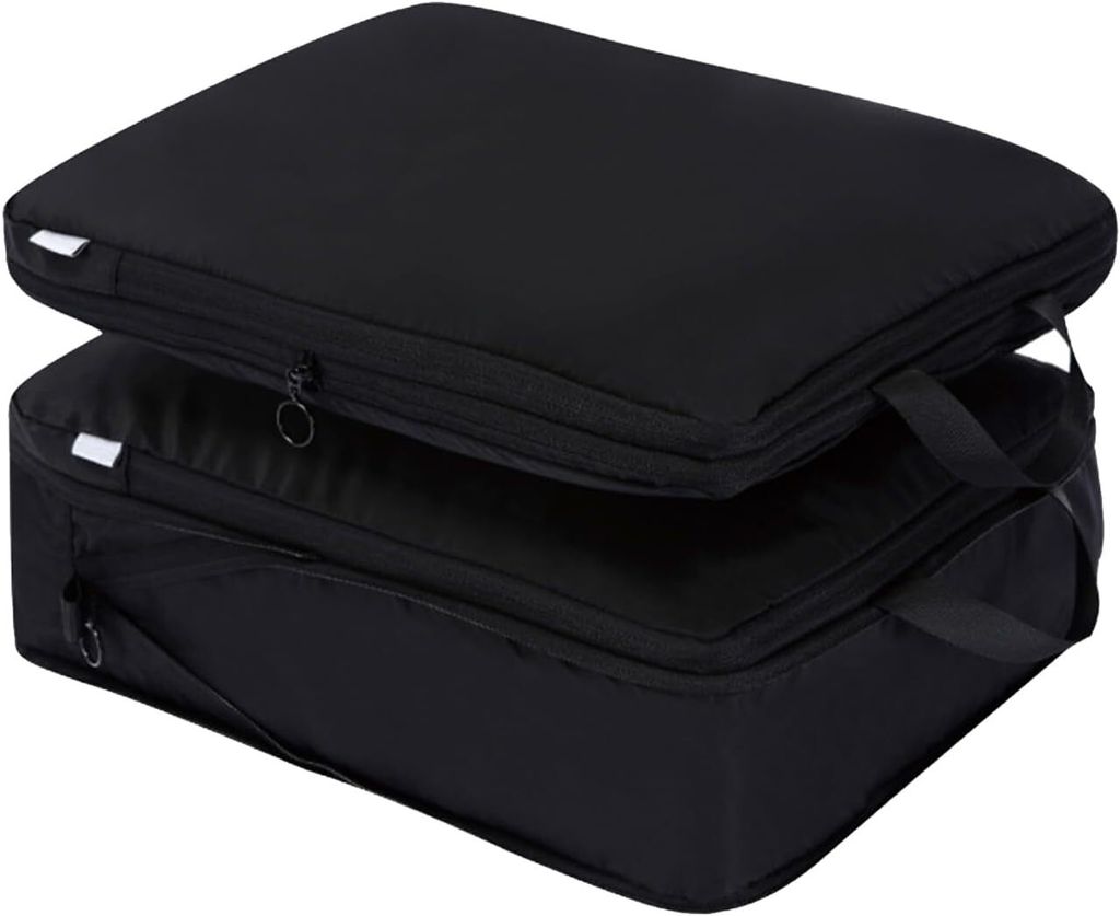 Koffer Organizer Packing, Cubes Packing Cubes, Koffer Organizer Kompression, Ultraleicht, Erweiterbar, Groß Schwarz Reisepack-Organizer für Handg...