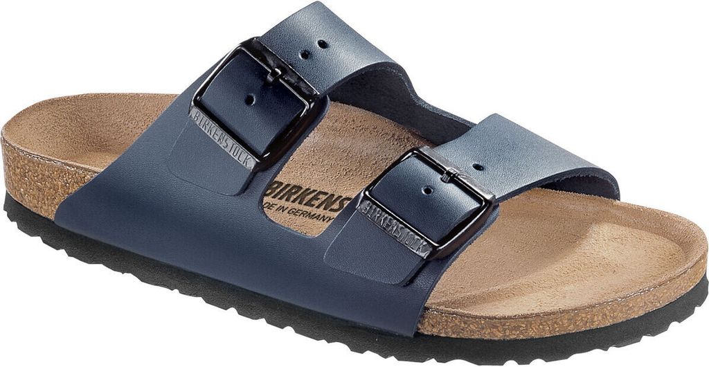 Birkenstock 051151 Uni Tieffussbett-Pantolette Arizona Dunkelblau, Blau, Gr. 47