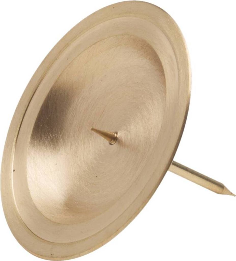 Kranzteller Ø8,5cm Messing Gold Matt Untersetzer Untertasse Kerzenhalter Tablett