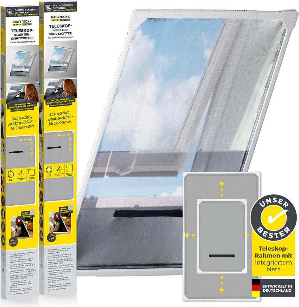 EASYmaxx Insect Protect Teleskopická sieťka proti hmyzu pre Obrázok produktu 
