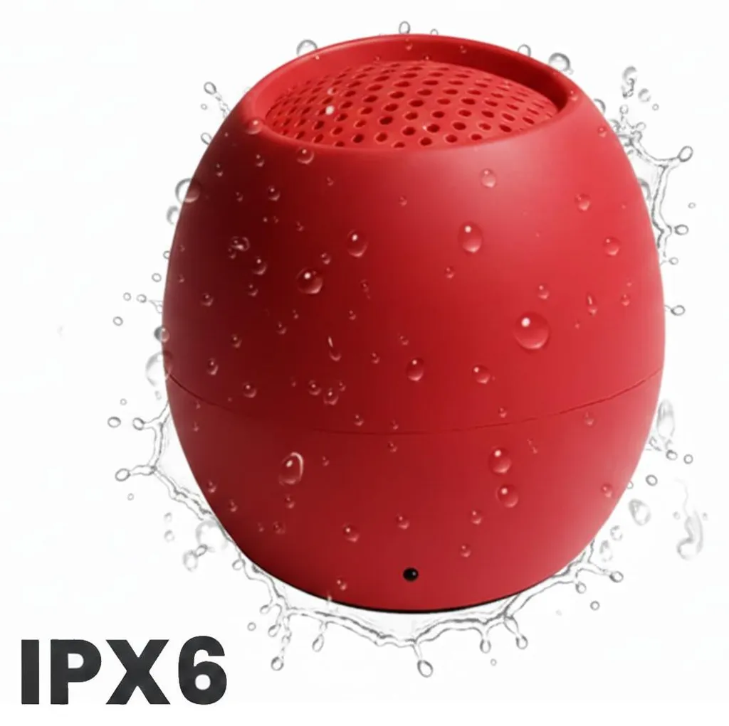 Design e Suono: Boompods Zero Rosso Mini Speaker per Minimalisti - 9